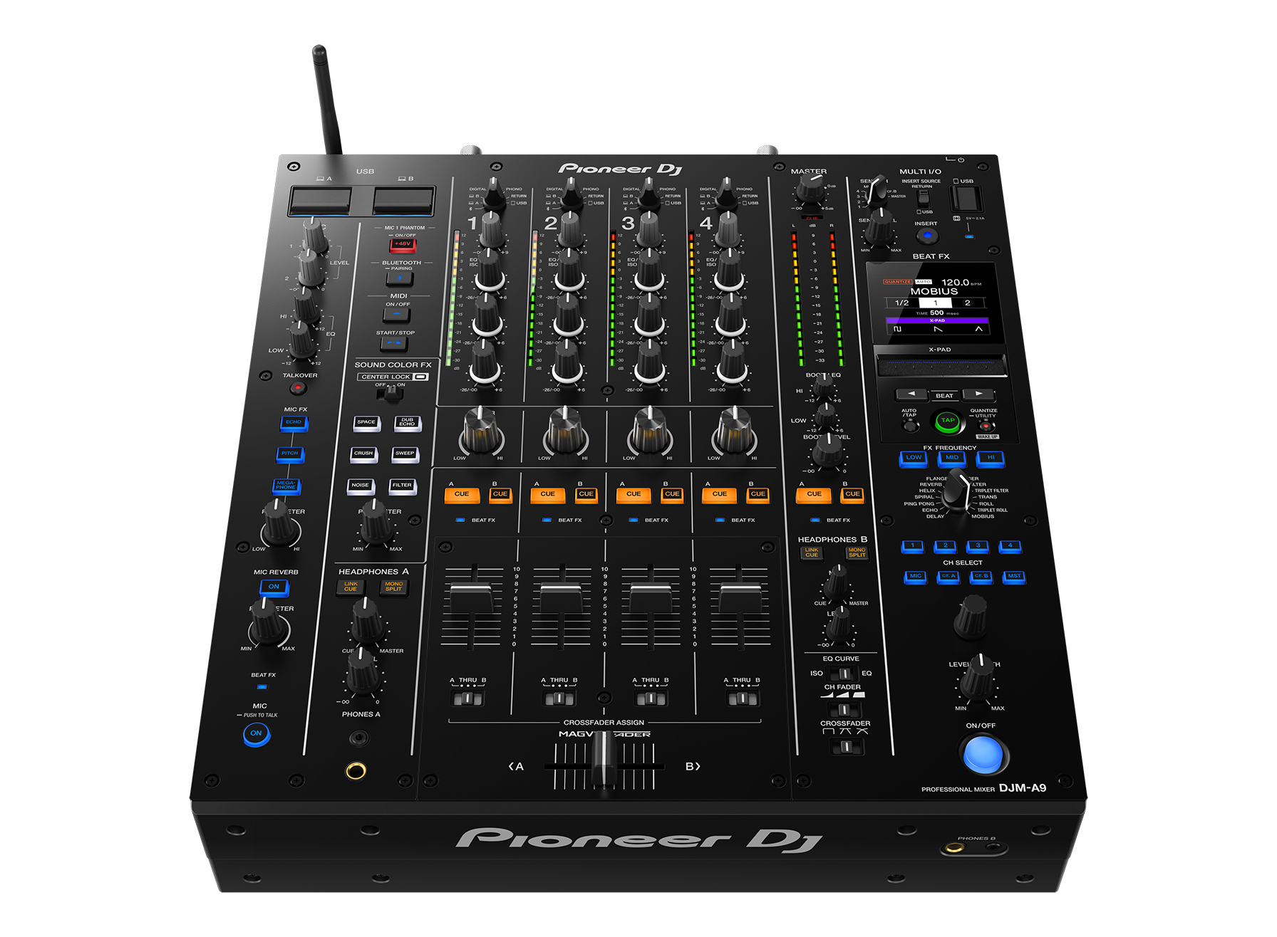 Pioneer DJM-A9 professional DJ mixer rental in Houston